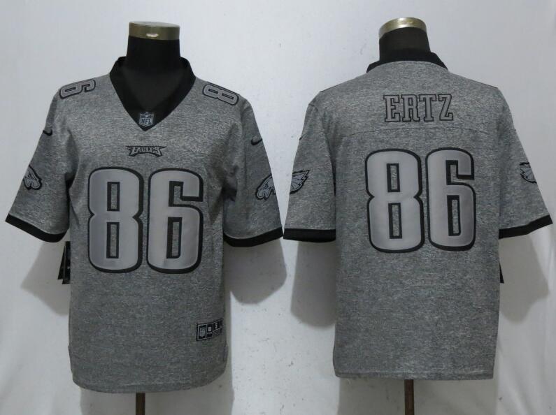 Men Philadelphia Eagles #86 Ertz Gray Vapor Untouchable Stitched Gridiron Limited Nike NFL Jerseys->new england patriots->NFL Jersey